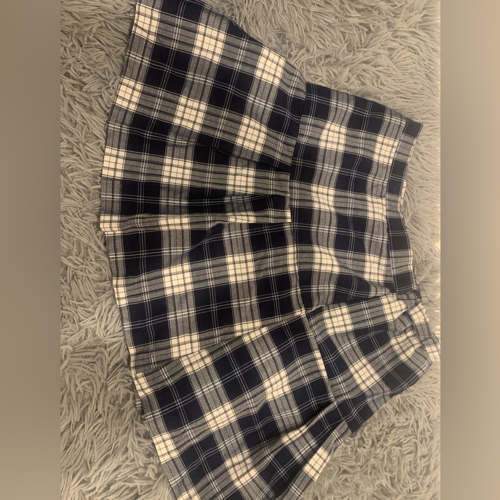 plaid skirt